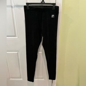 Fila Velvet Black Leggings
